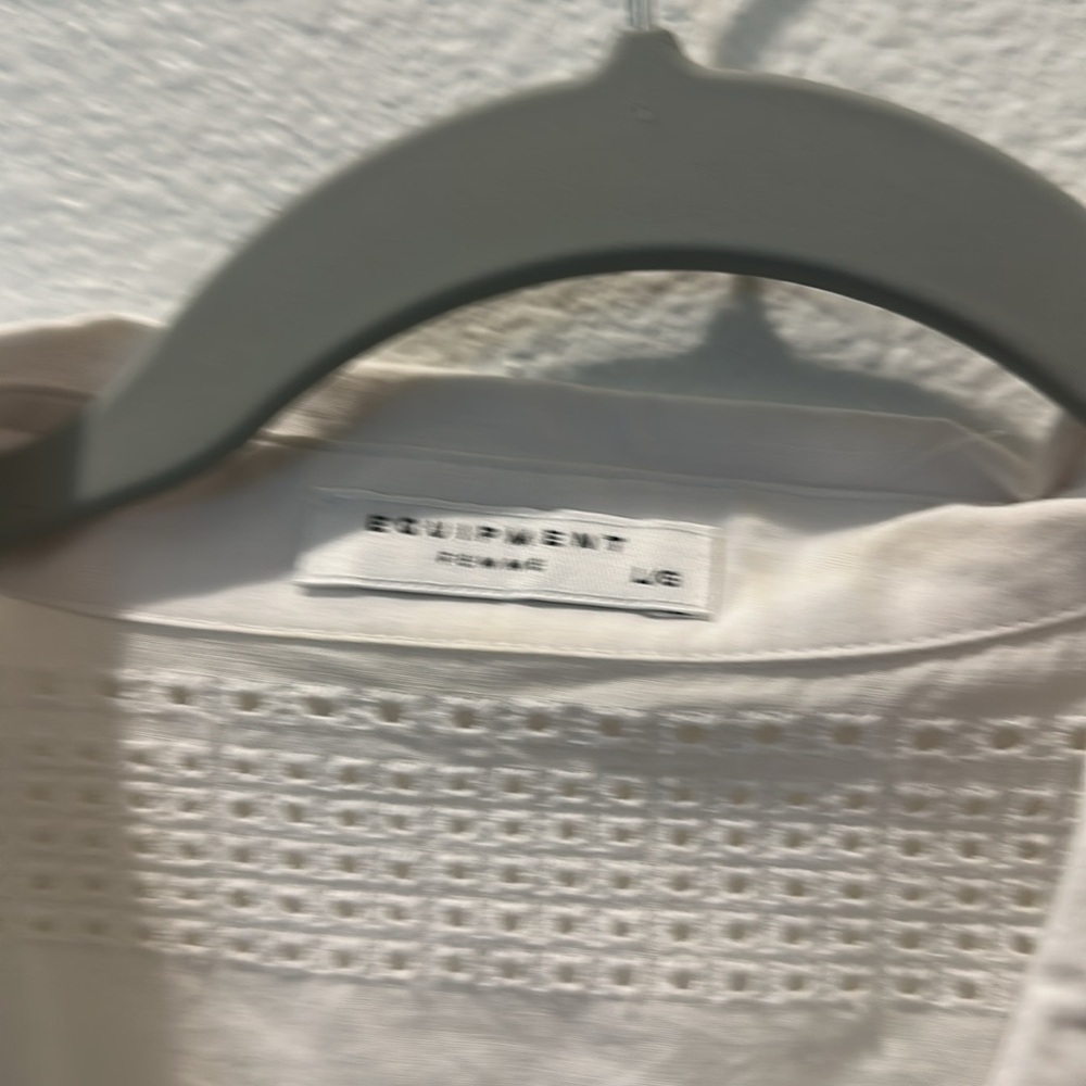 White Button Down L - Picture 2 of 3